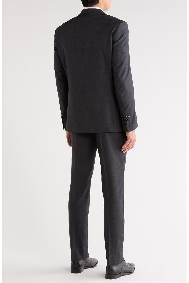 Classic Fit Windowpane Suit, Alternate, color, CHARCOAL
