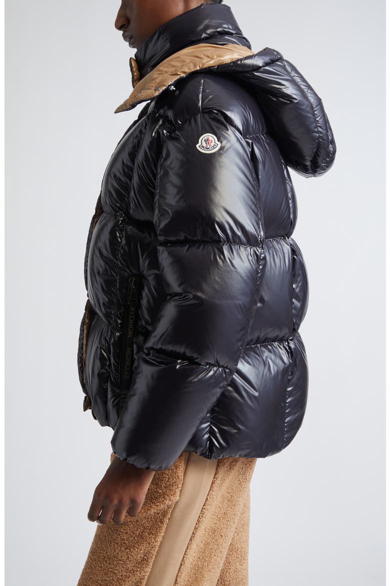 Parana Down Jacket with Removable Hood, Alternate, color, BLACK