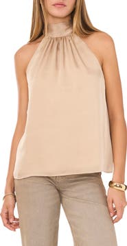 1.STATE Tie Back Textured Sleeveless Top
