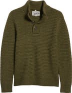 Schott NYC Military Henley Sweater