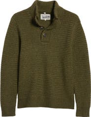 Schott NYC Military Henley Sweater
