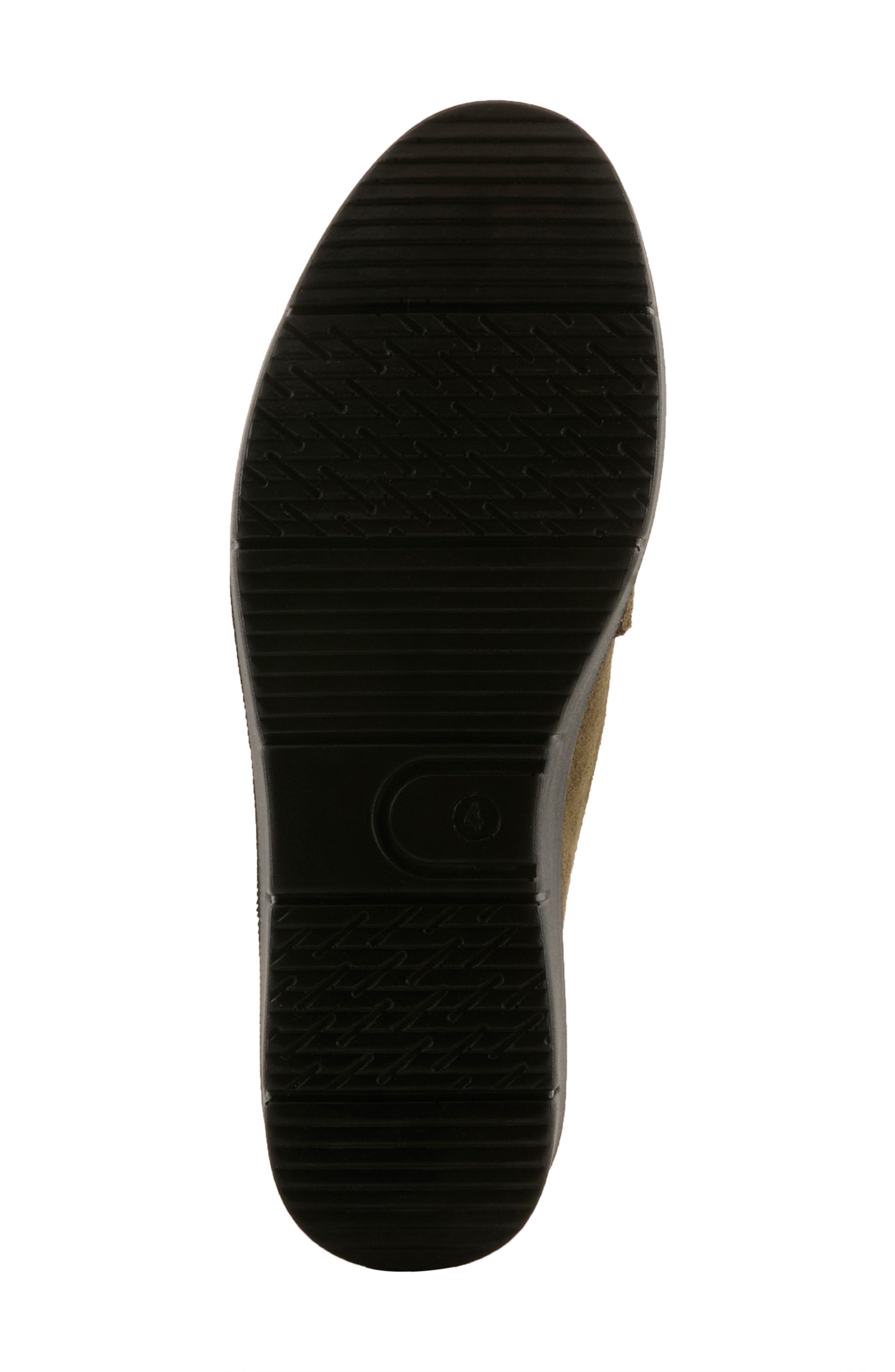 Cashmeran Faux Suede Loafer, Alternate, color, OLIVE FAUX SUEDE