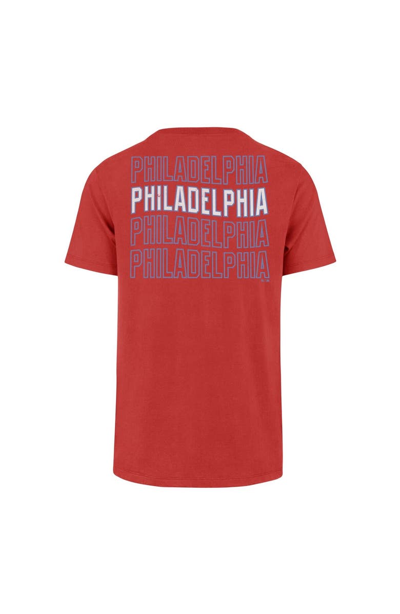 '47 Men's '47 Red Philadelphia Phillies Hang Back Franklin T-Shirt, Alternate, color, 