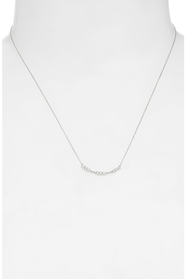 Designs Nikki Joy Diamond Necklace, Alternate, color, WHITE GOLD