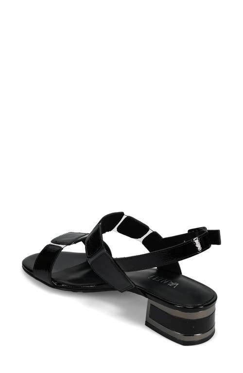 Vaneli Hatty Metallic Slingback Sandal In Black