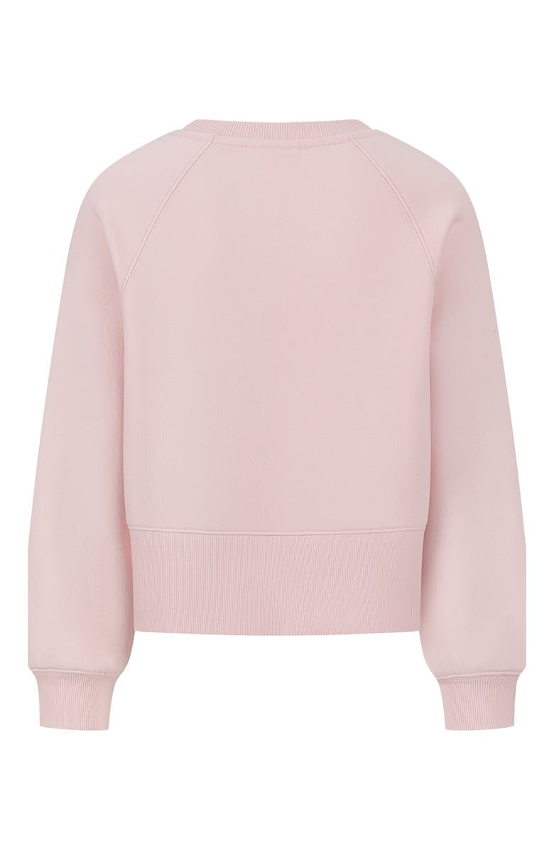 Roxy Kids' Collegiate Crewneck Sweatshirt, Alternate, color, Pink Dogwood