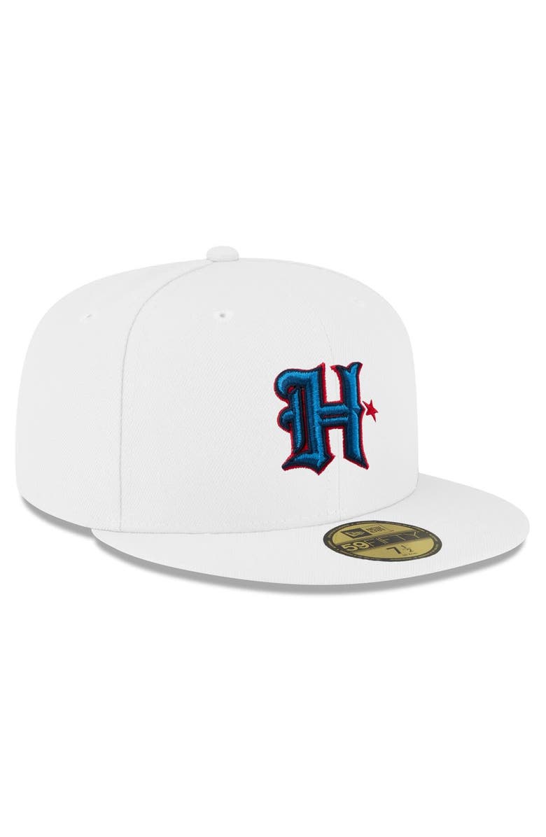 New Era Men's New Era White Houston Texans Omaha 59FIFTY Fitted Hat, Alternate, color, White