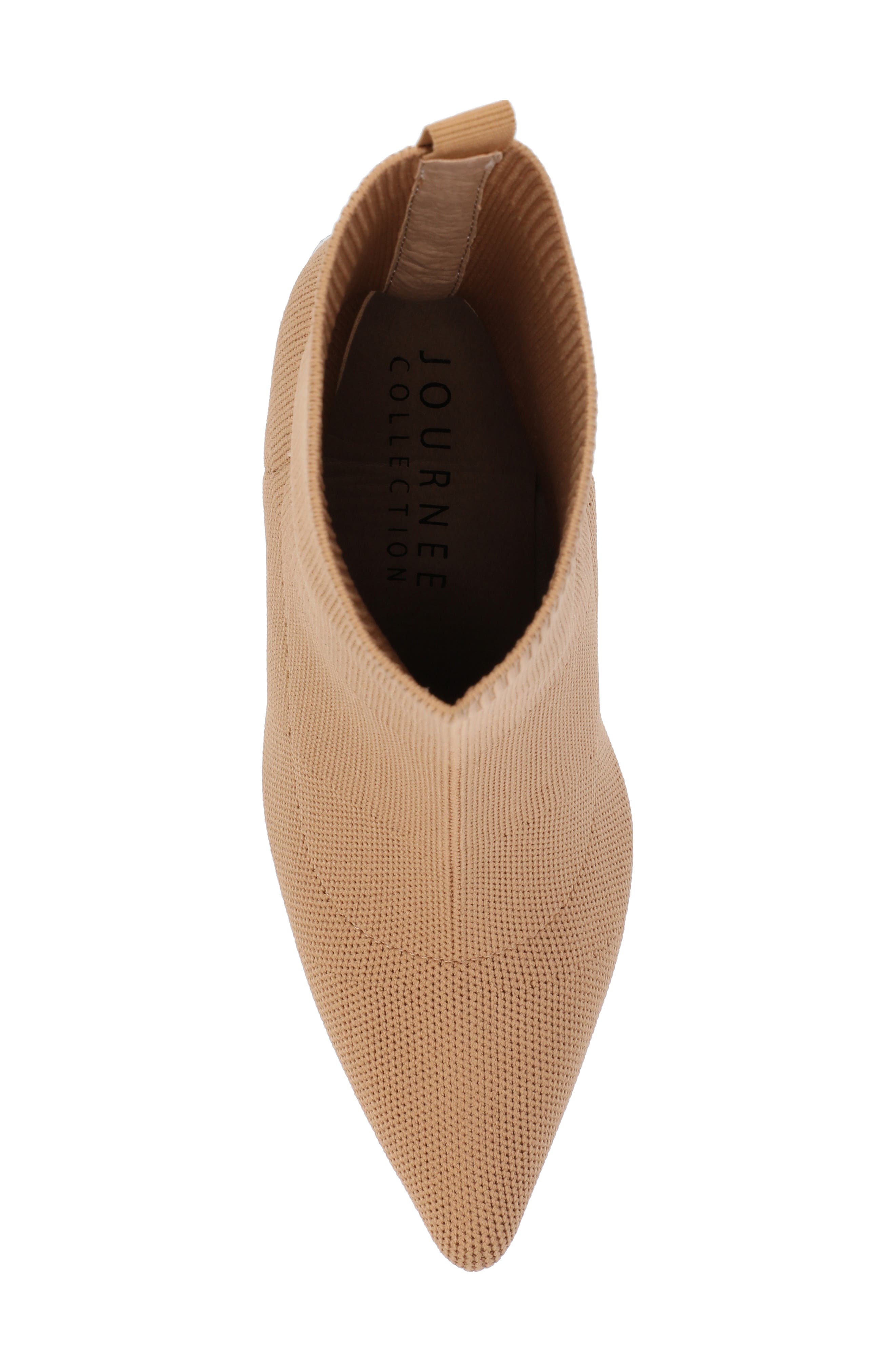Journee Collection Noralinn Bootie, Alternate, color, Tan