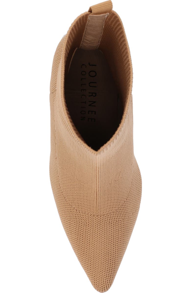 Journee Collection Noralinn Bootie, Alternate, color, Tan