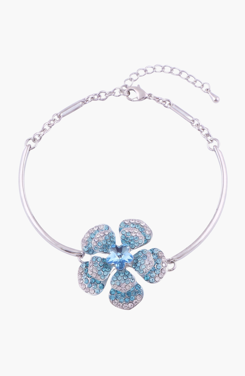 Crystal Flower Blossom Bracelet