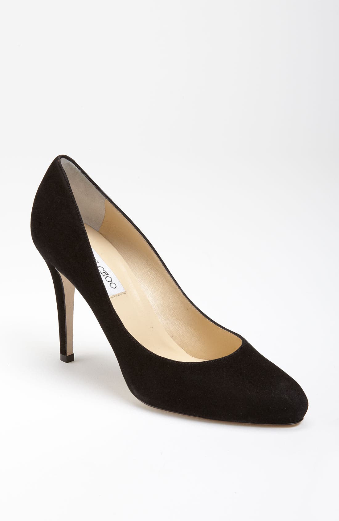 'Vikki' Pump, Main, color, BLACK SUEDE