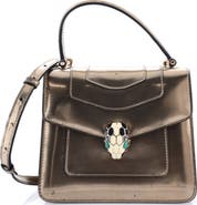 Pre-Owned Bvlgari Serpenti Top Handle Bag Patent Small