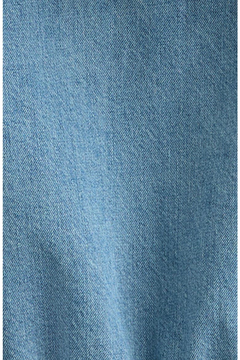 Kids' Fleece Lined Hooded Denim Jacket, Alternate, color, MEDIUM BLUE WASH