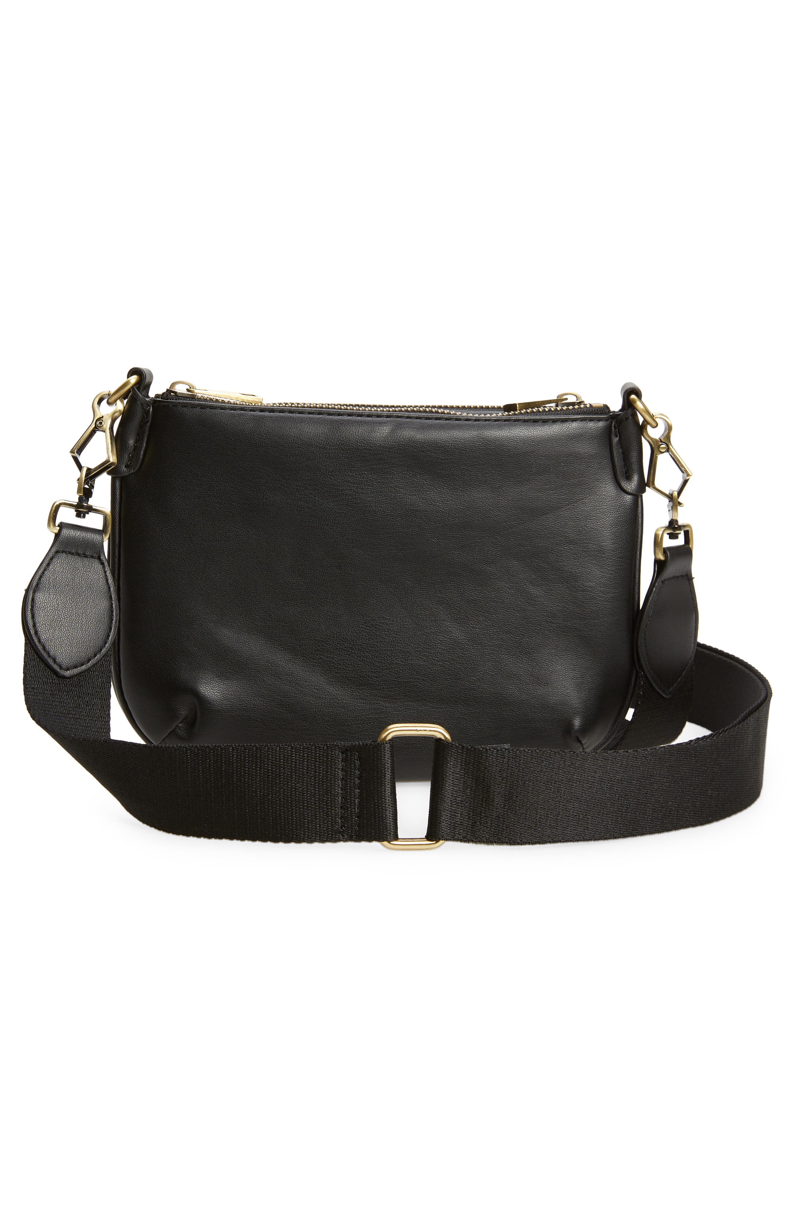 Street Level Faux Leather Crossbody Bag, Alternate, color, 
