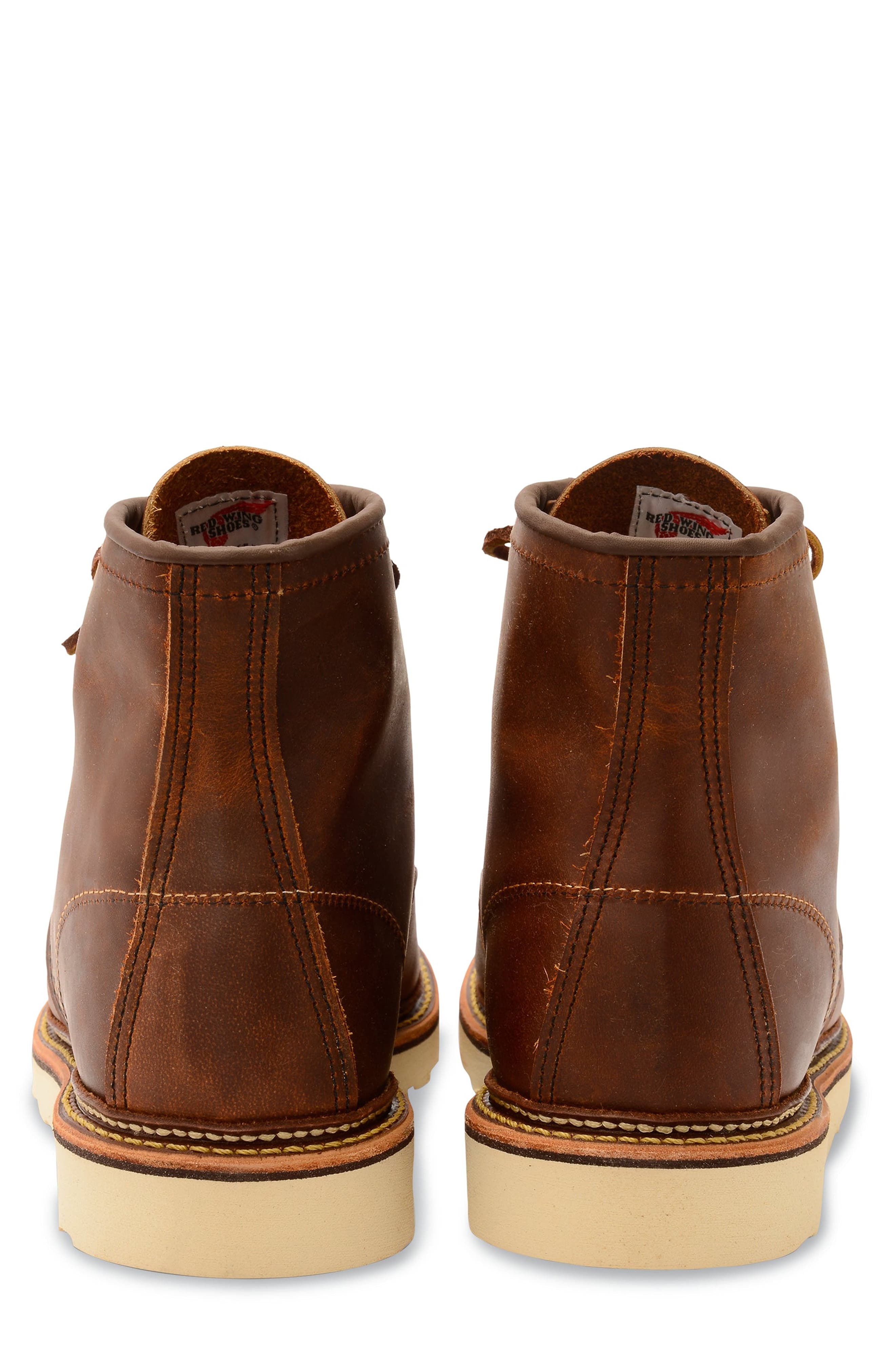 Red Wing 1907 Classic Moc Boot, Alternate, color, Copper Brown- 1907