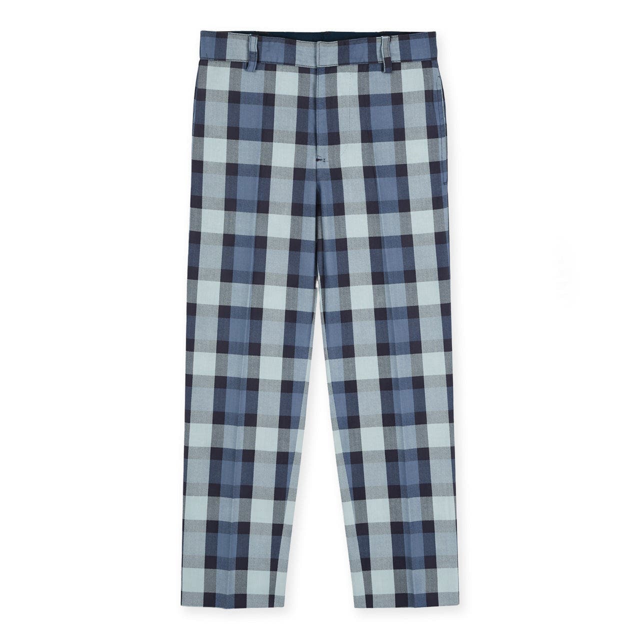 selected Blue & Navy Plaid