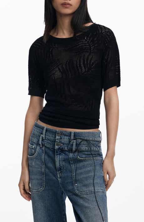 Desigual Lace Mesh Top