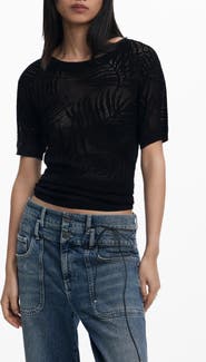 Desigual Lace Mesh Top