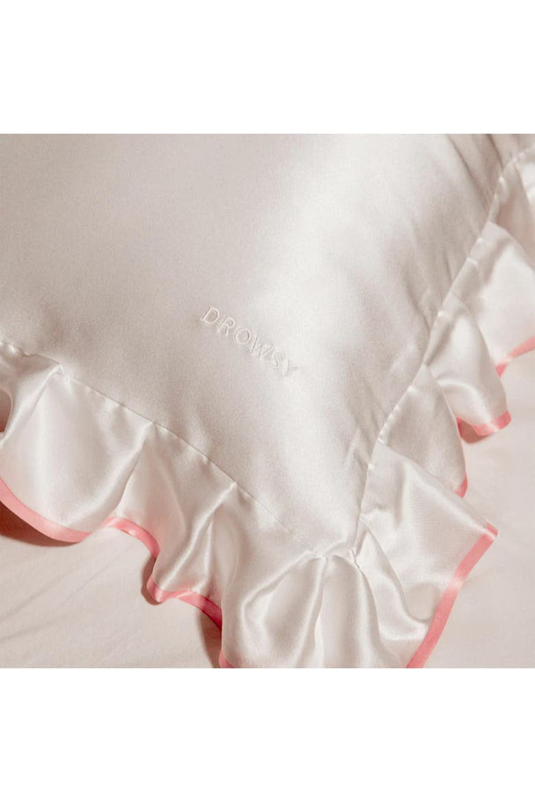 Silk Pillowcase, Alternate, color, Sleep and the City Pearl