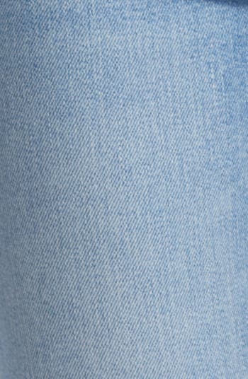 The Insider Sneak Distressed High Waist Bootcut Jeans