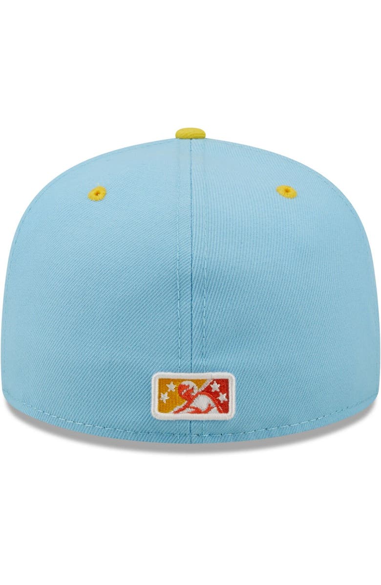 New Era Men's New Era Light Blue/Orange Rayados de Winston-Salem Copa De La Diversion 59FIFTY Fitted Hat, Alternate, color, Blue