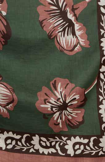 Floral Print Cotton Pareo