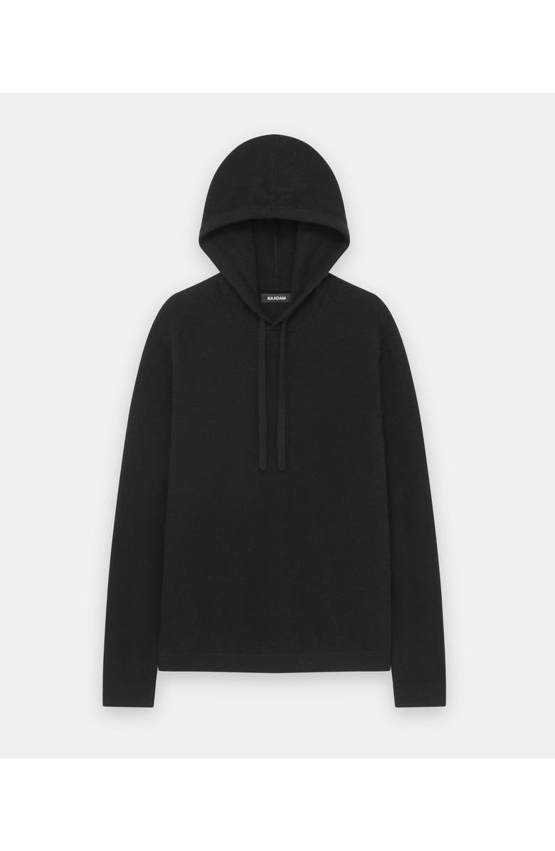 NAADAM Off-Duty Cashmere Hoodie, Alternate, color, Black