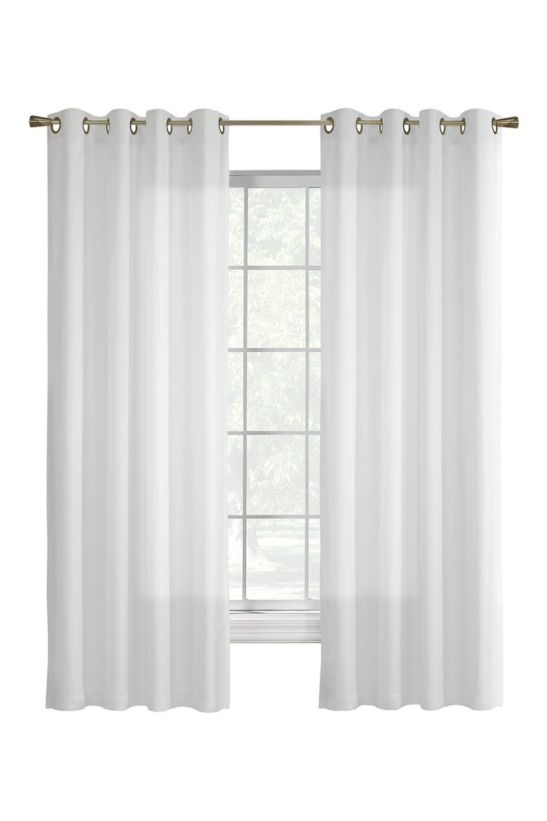 Single Indoor Curtain Panel, Main, color, WHITE