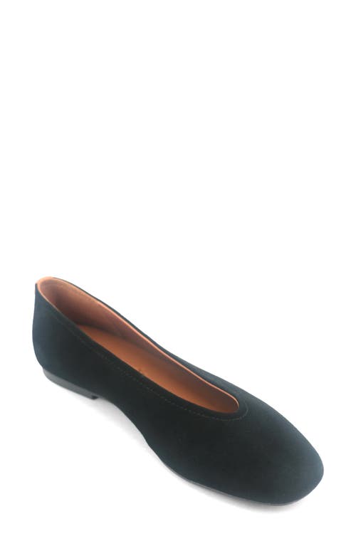 Gentle Souls Willow Woven Flat In Black