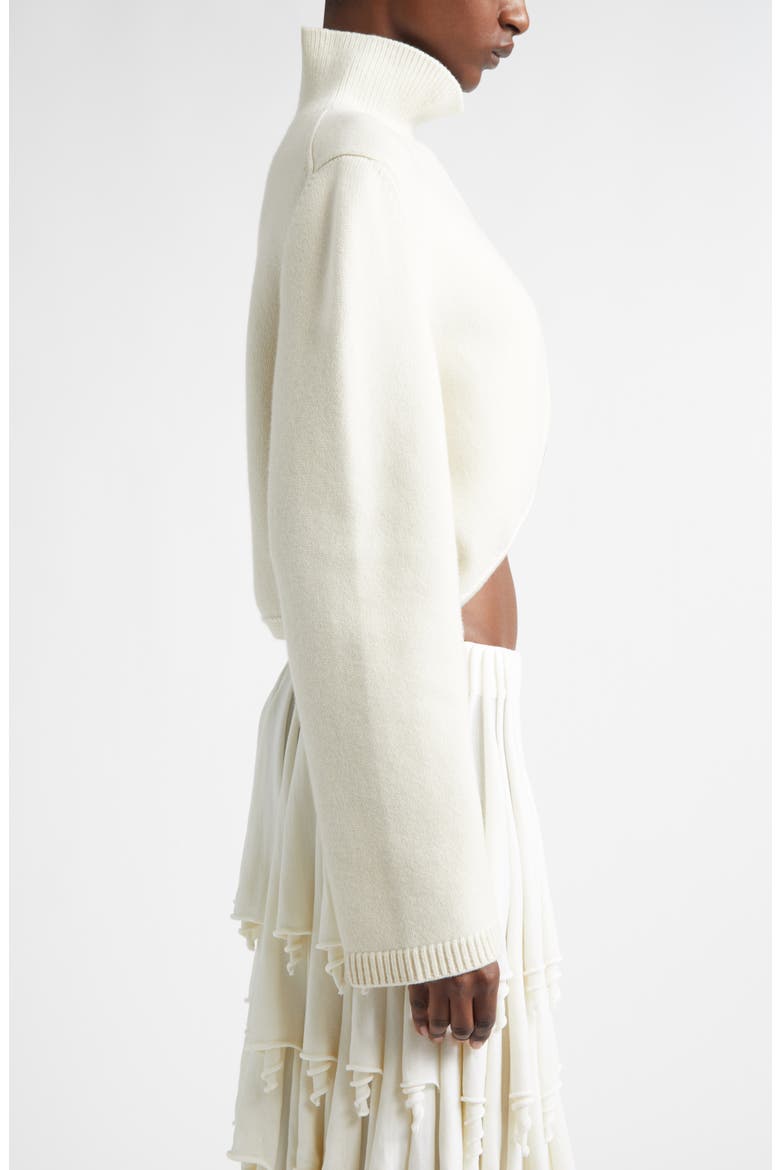 Cutout Cashmere Blend Sweater, Alternate, color, BLANC NATUREL