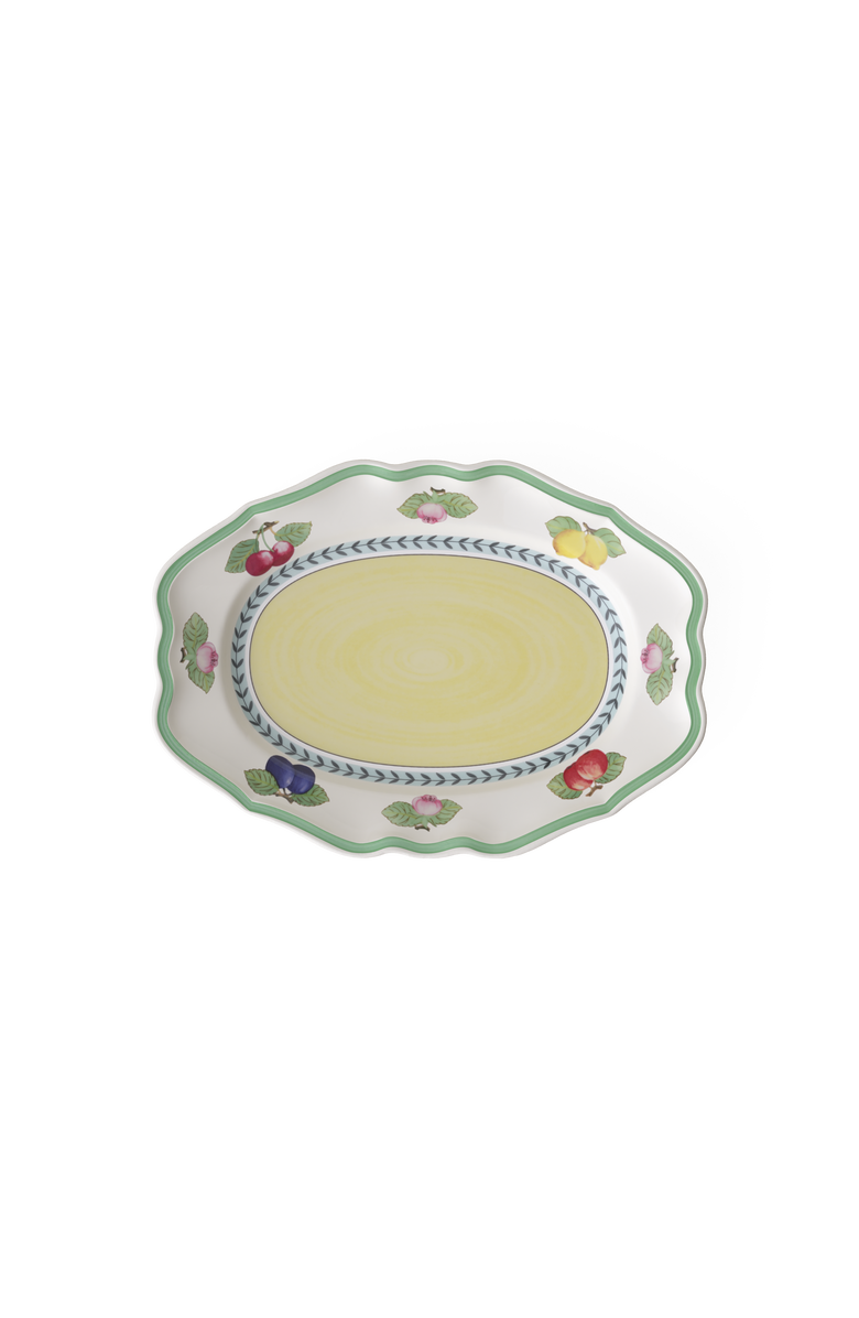 Villeroy & Boch French Garden Fleurence Oval Platter, Main, color, White