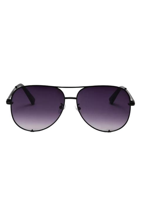 Walker 61mm Polarized Aviator Sunglasses