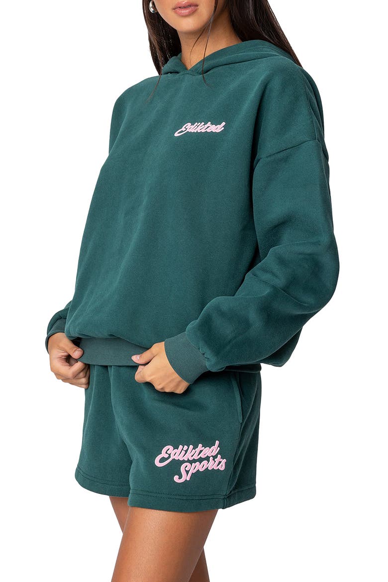 So Sporty Hoodie, Alternate, color, GREEN