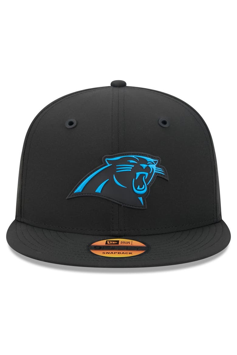 Men's New Era Black Carolina Panthers 2026 Sideline 9FIFTY Snapback Hat, Alternate, color, Black