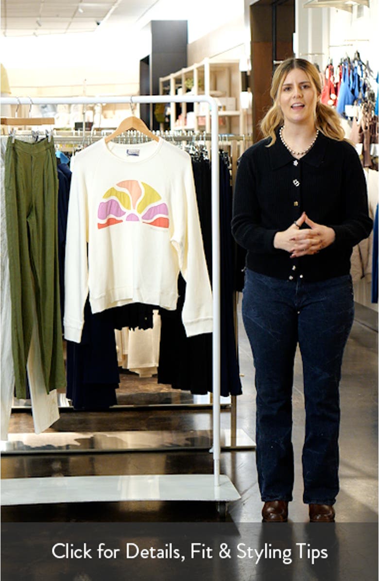 Cloud 9 Terry Sun Appliqué Sweatshirt, sales video thumbnail