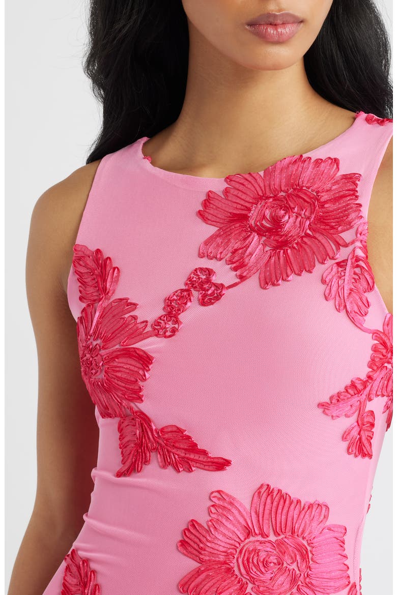 Fionna Floral Sleeveless Maxi Dress, Alternate, color, PINK