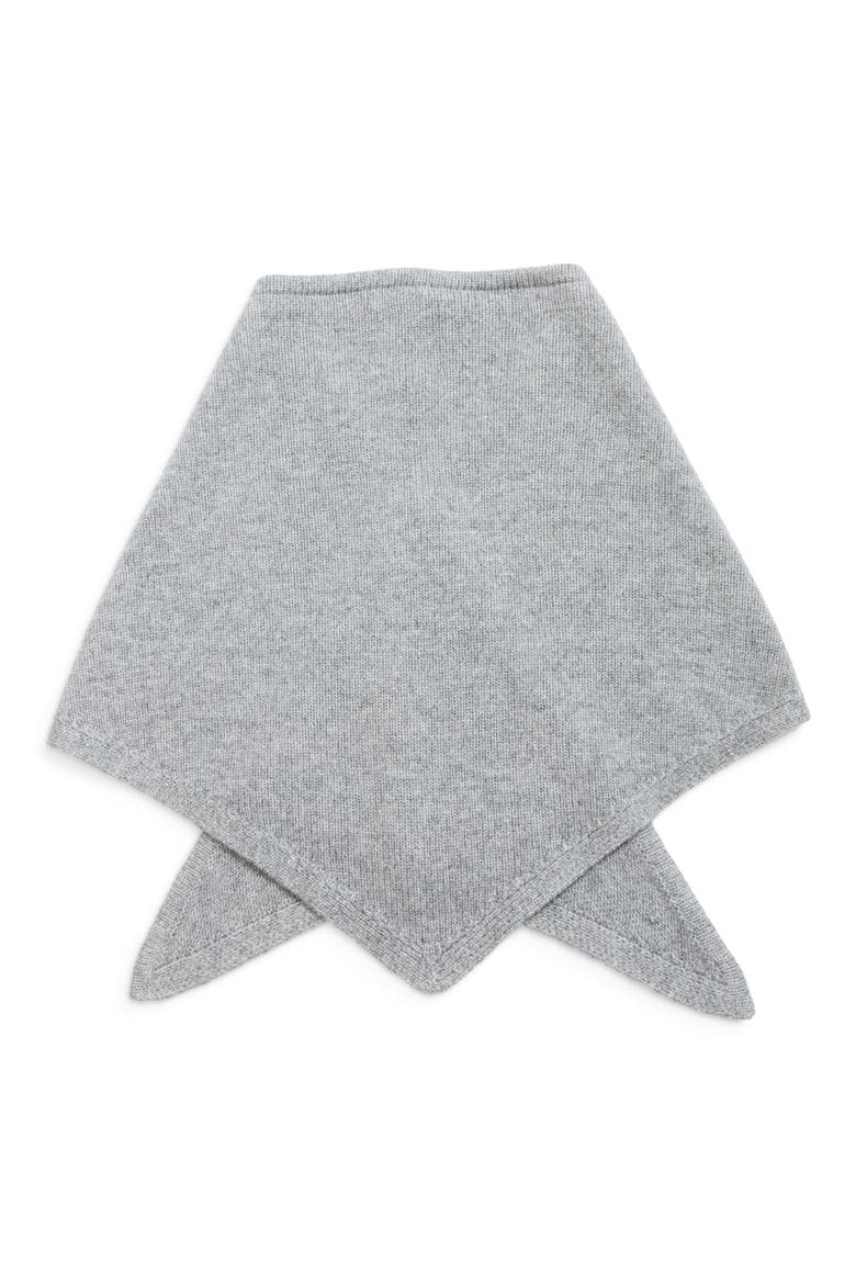 Drezel Pull Through Merino Wool & Cashmere Knit Scarf, Alternate, color, MEDIUM HEATHER GREY