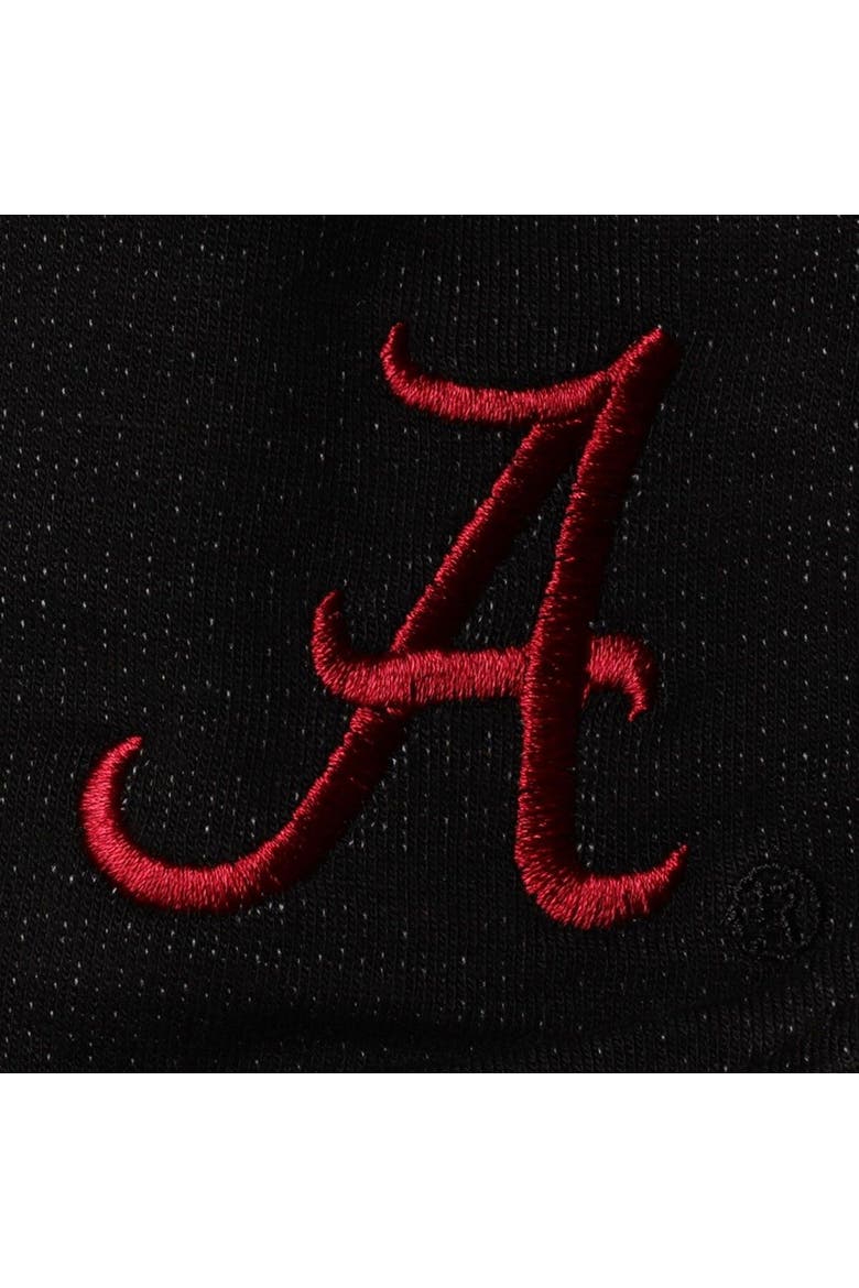 Women's Colosseum Black Alabama Crimson Tide Lil Sebastian Tri-Blend Shorts, Alternate, color, Black