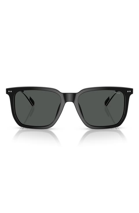 55mm Rectangular Sunglasses