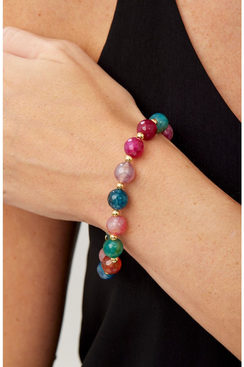 Semiprecious Stone Bracelet, Alternate, color, MULTI COLOR