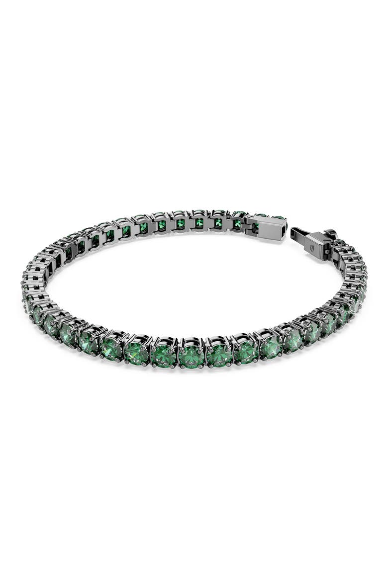 Matrix Tennis Bracelet, Alternate, color, GREEN