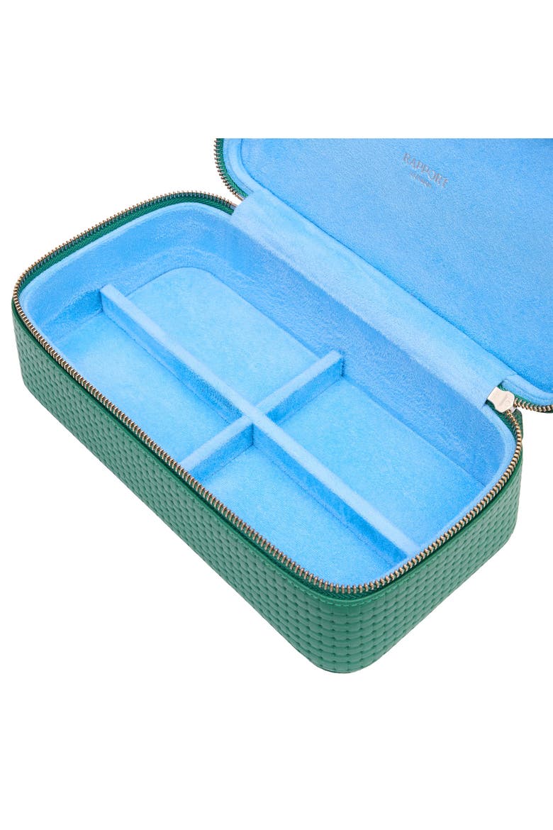 Charlotte Jewelry Case, Alternate, color, Green