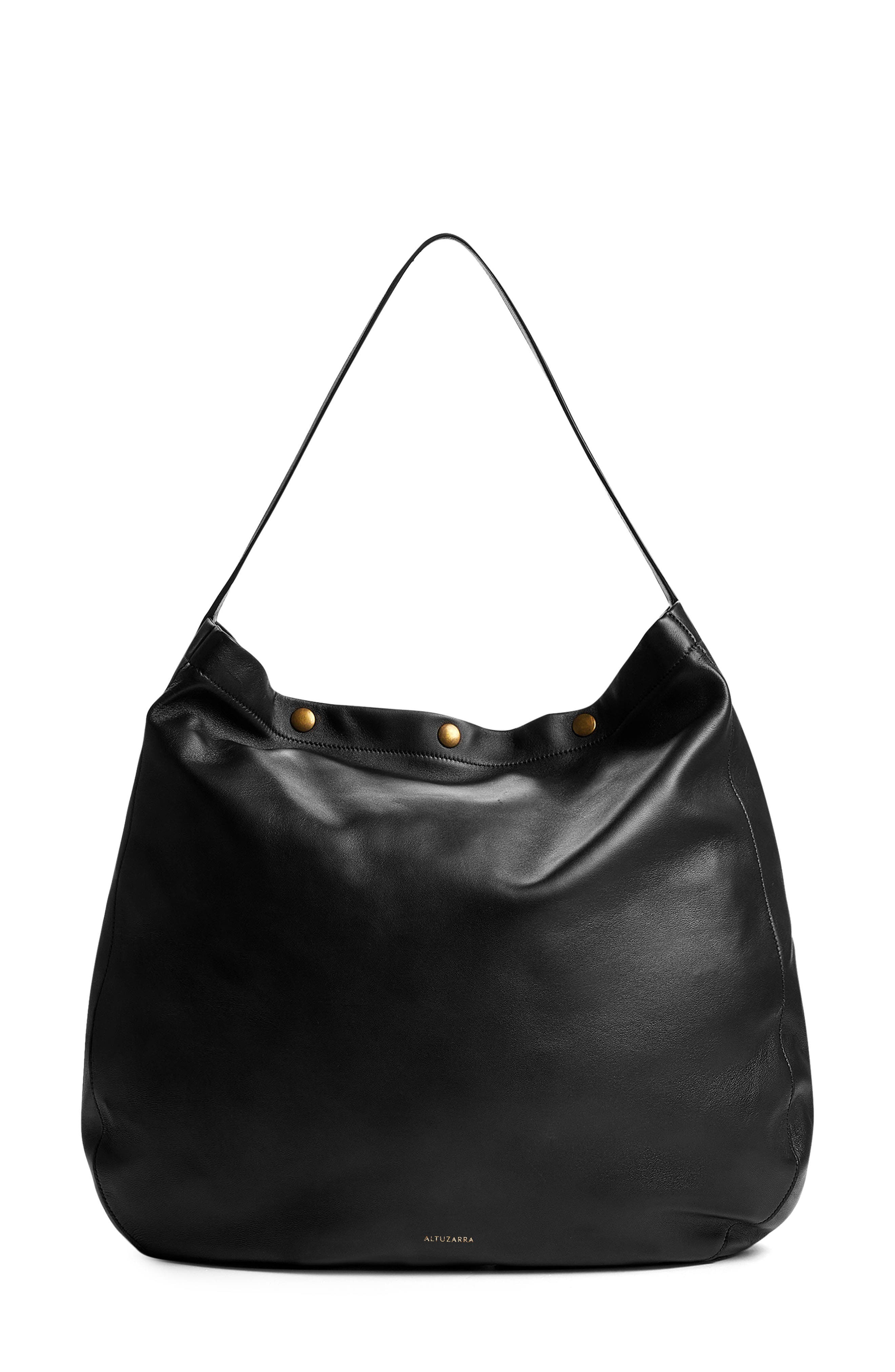 Altuzarra X-Large Hobo Bag, Main, color, Black