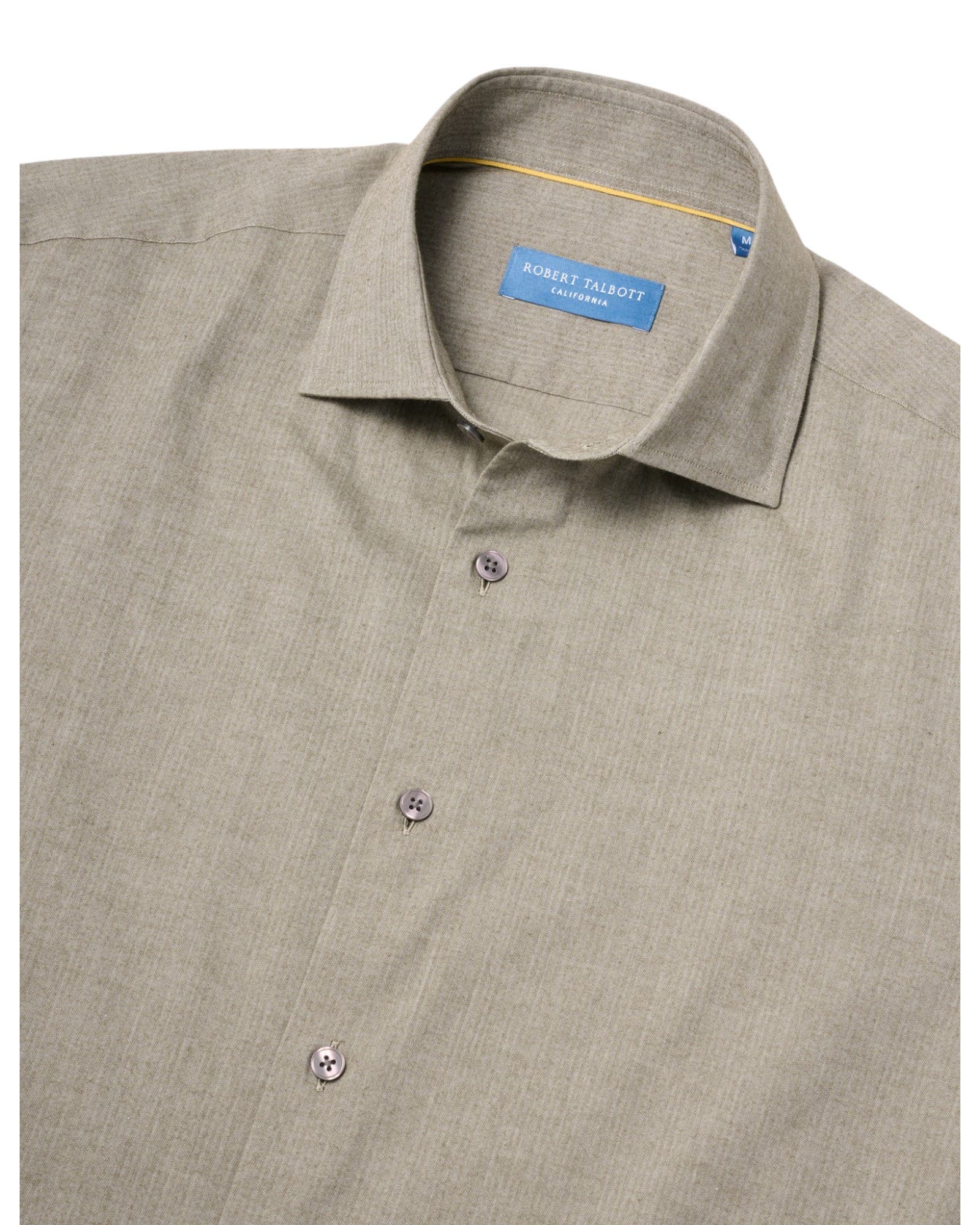 Reynolds Ultra Light Weight Brushed Herringbone Shirt - image 2