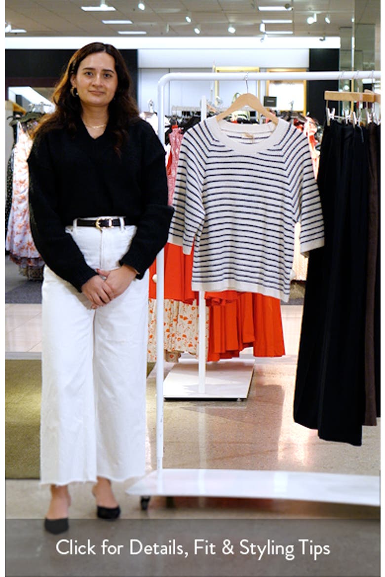 Miramar Short Sleeve Linen & Organic Cotton Sweater video