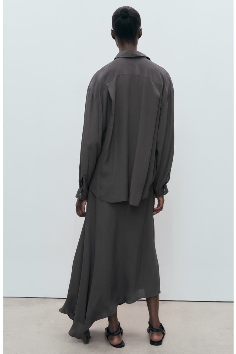 Asymmetric Maxi Skirt, Alternate, color, MEDIUM GREY