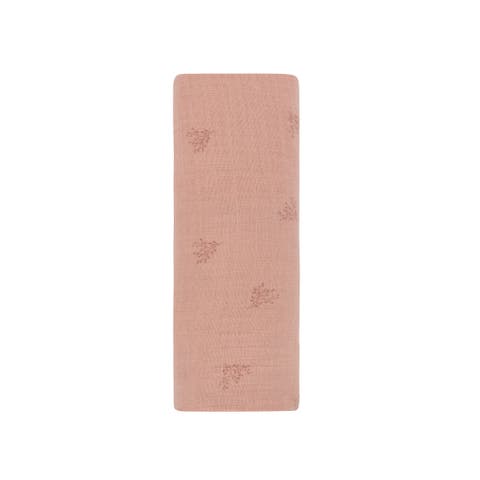 Velour Leaf Pattern Collection - Muslin Swaddle