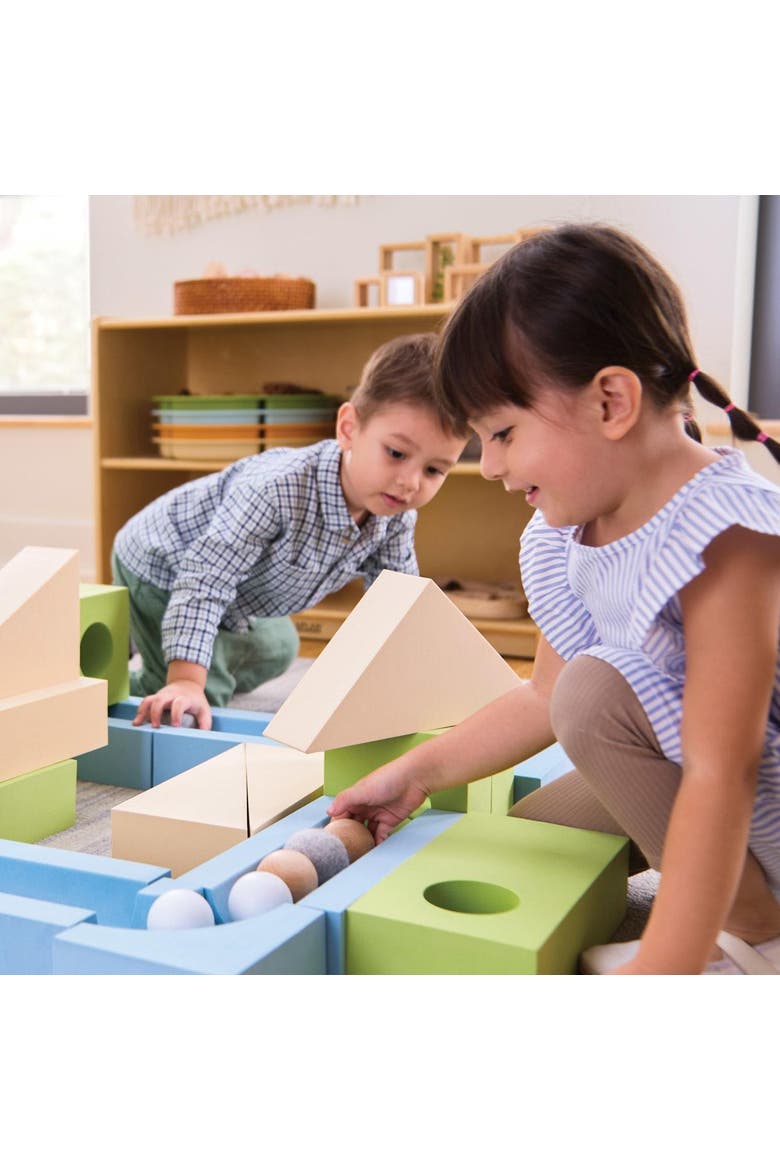Ramp and Roll Discovery Blocks - 48 Pieces, Alternate, color, Multicolored