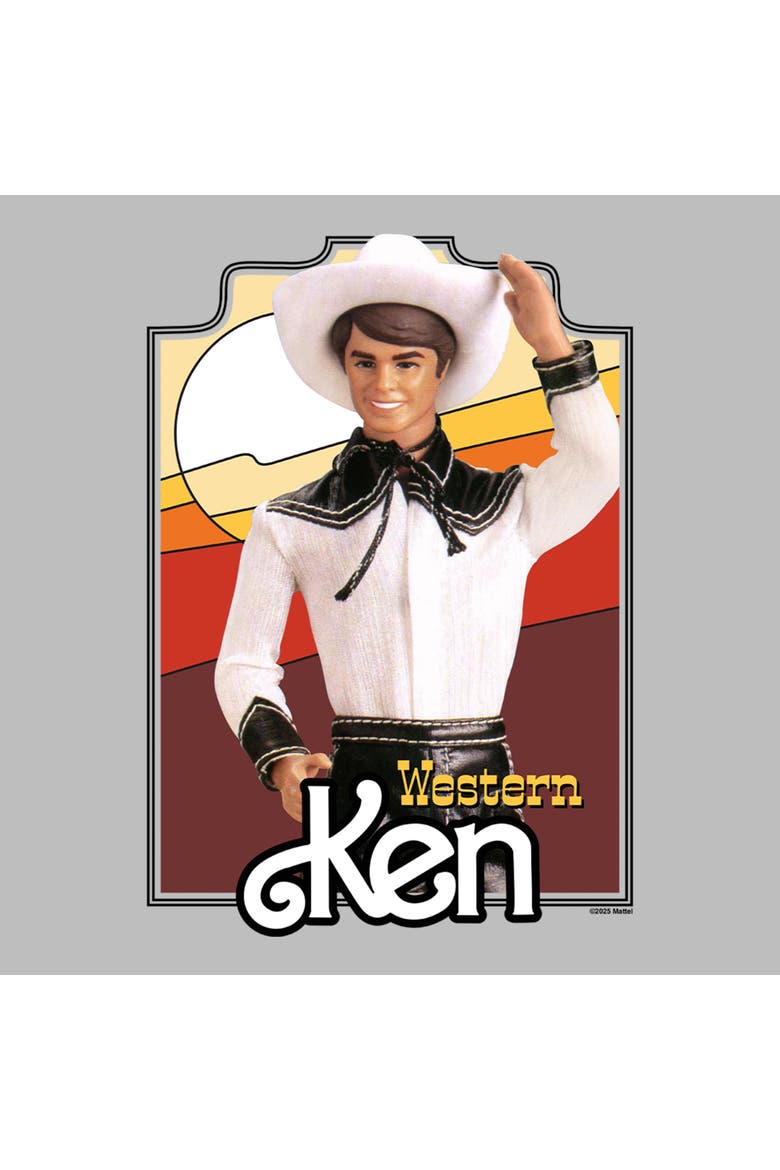 Boys' Western Ken Portrait Graphic Short Sleeve T-Shirt, Alternate, color, Sport Grey