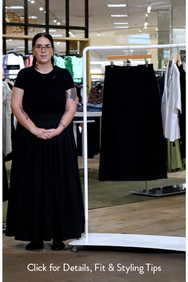 Wrap Front Midi Skirt video